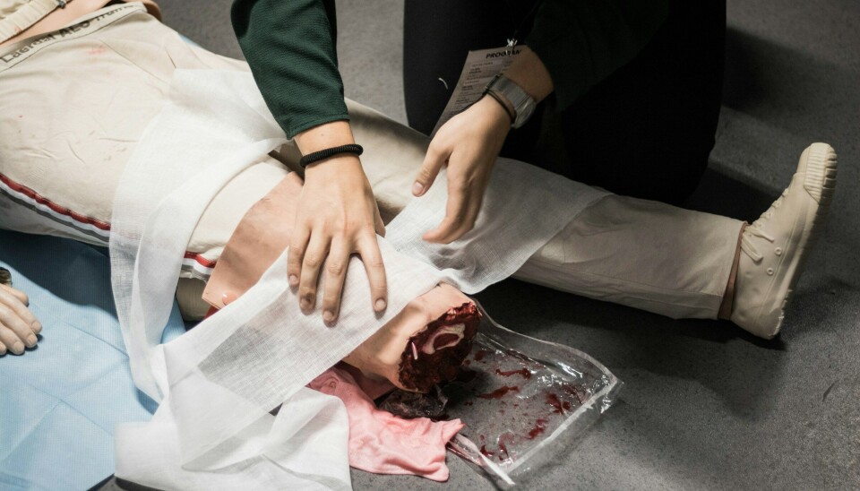 Det har kommet en revidert nasjonal anbefaling om blødningskontroll fra Nasjonalt senter for Traumatologi.