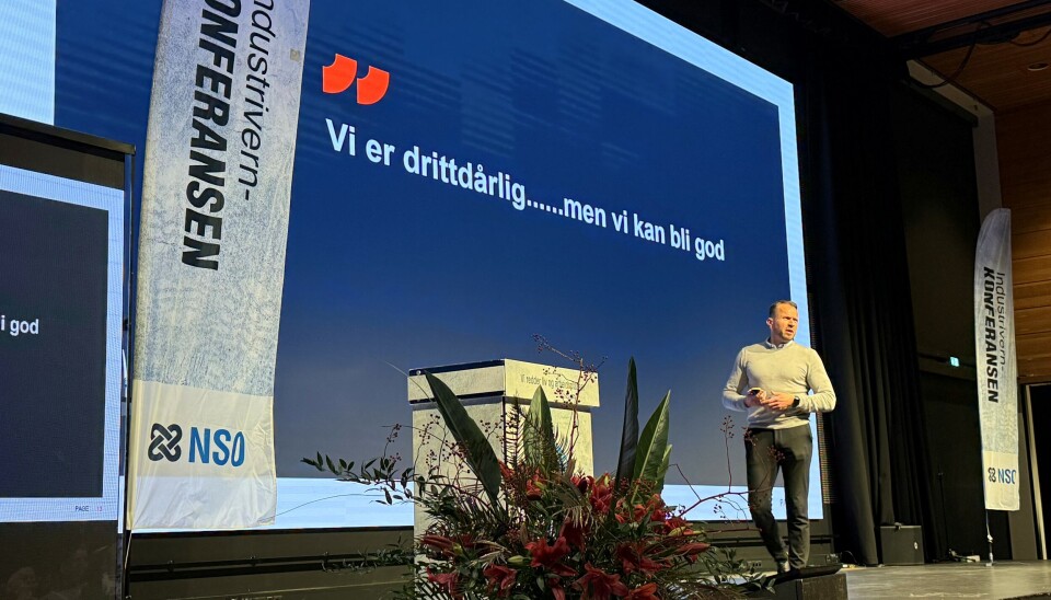 Morten Hovland Sande, HMSK sjef i Norsk Gjenvinning, delta åpenhjertig sine erfaringer under Industrivernkonferansen 2024.