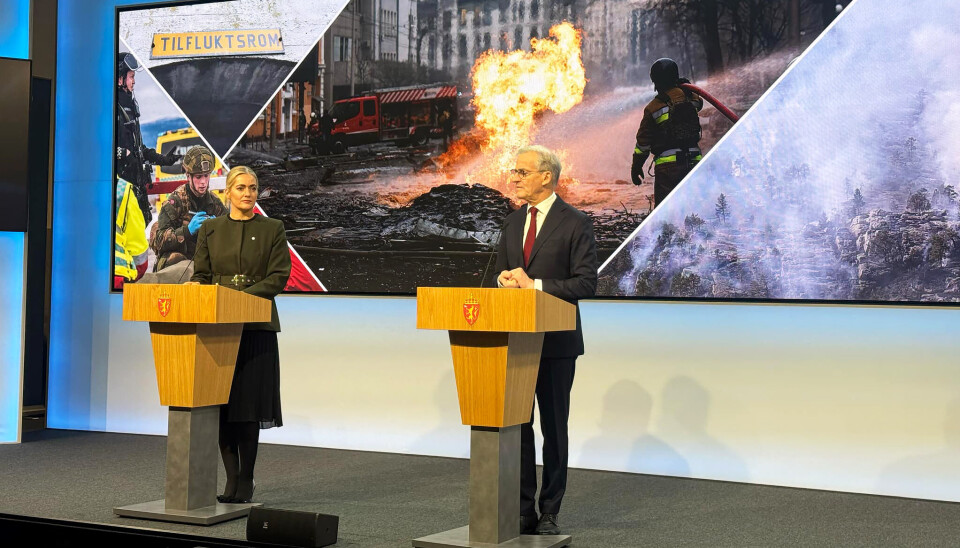 Justis- og beredskapsminister Emilie Enger Mehl og statsminister Jonas Gahr Støre la fram en stortingsmelding om landets totalberedskap fredag 10. januar.