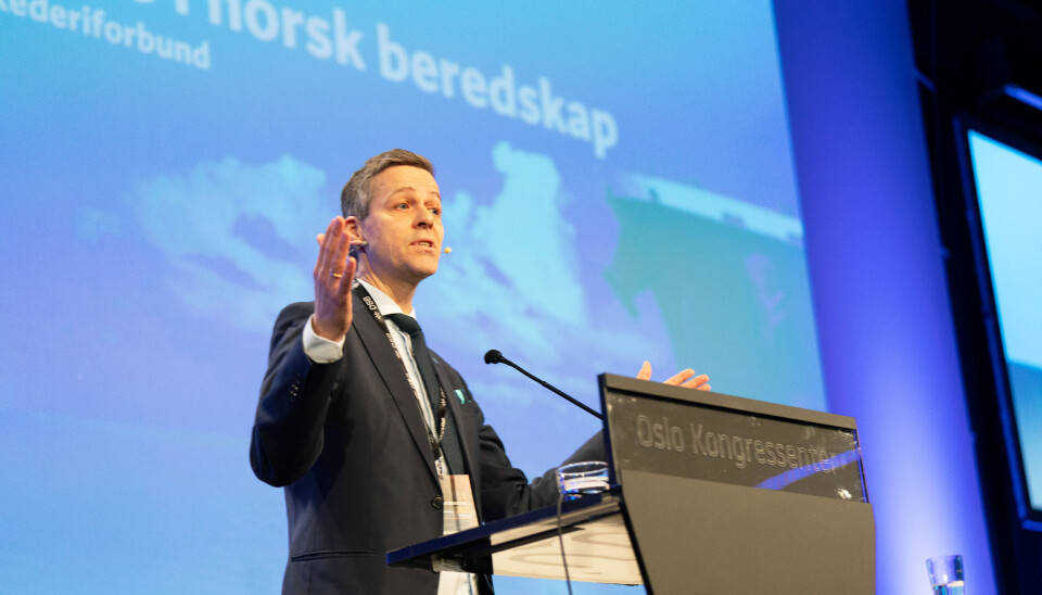 Knut A. Hareide, direktør Norges Rederiforbund og medlem av Totalberedskapskommisjonen, snakket om skipsfartens rolle i norsk beredskap på Samfunnssikkerhetskonferansen 2025.