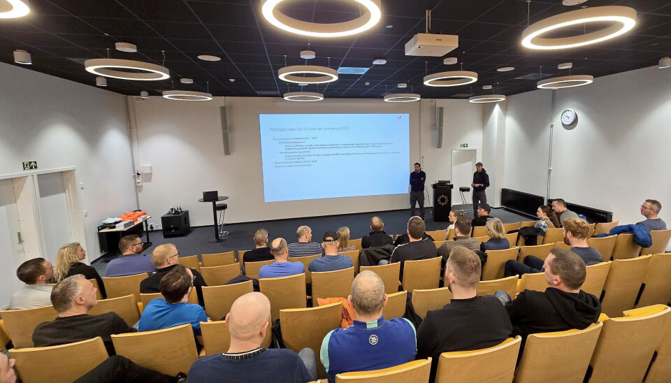 Arild Messelt, industrivernleder i Equinor ASA på Rotvoll og Robert Nyhus, industrivernleder ved TINE SA avd. Tunga (foran) er pådrivere for Industrivernlederforum Trøndelag.