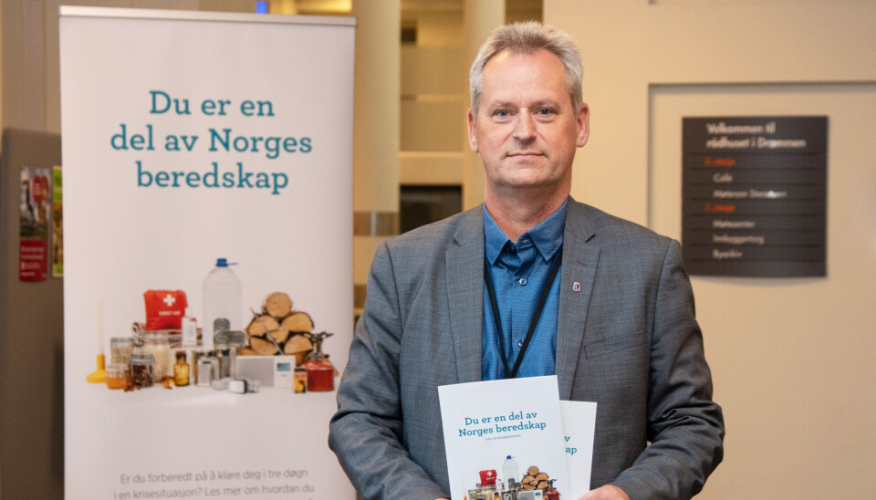 Sten Petter Aamodt, beredskapssjef i Drammen kommune.
