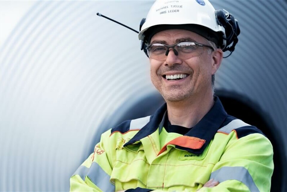 HMS-ansvarlig i Speira Michael Tjelle forteller at 80 brukere har lastet ned appen.