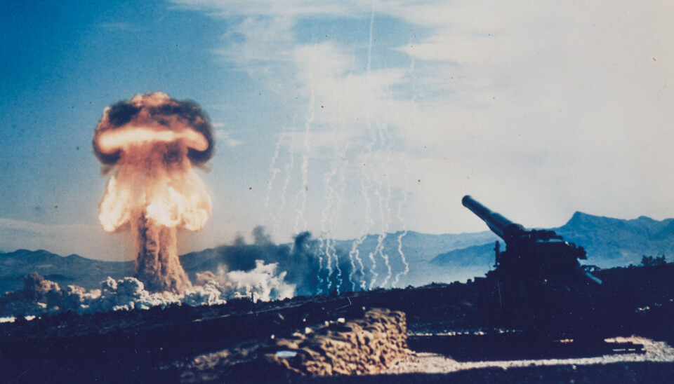 For at simuleringsmodellen skal bli best mulig, bruker forskerne data fra amerikanske atombombeprøvesprengninger i delstaten Nevada. Denne bomben ble sprengt 25. mai 1953.